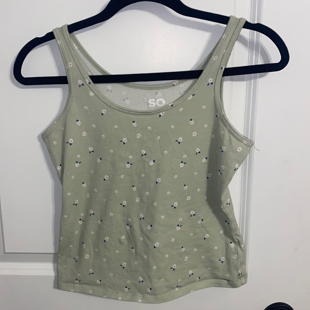Floral tank top